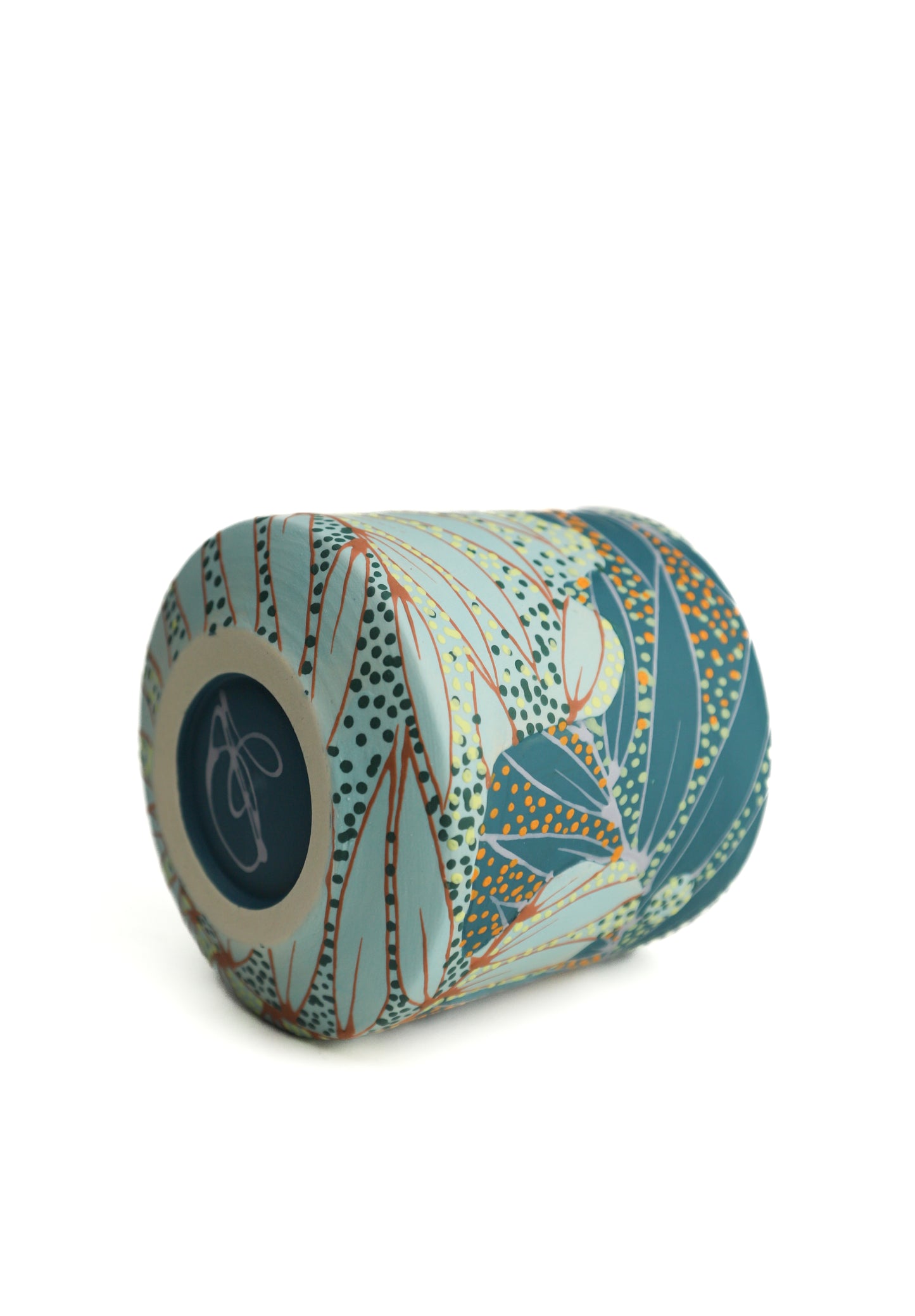 16. Seafoam/ Teal Split Tumbler