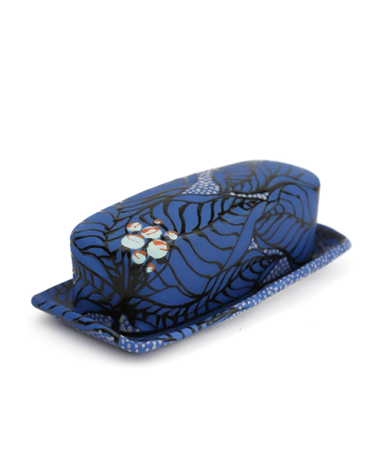 5. Blue Berried Butter Dish 2