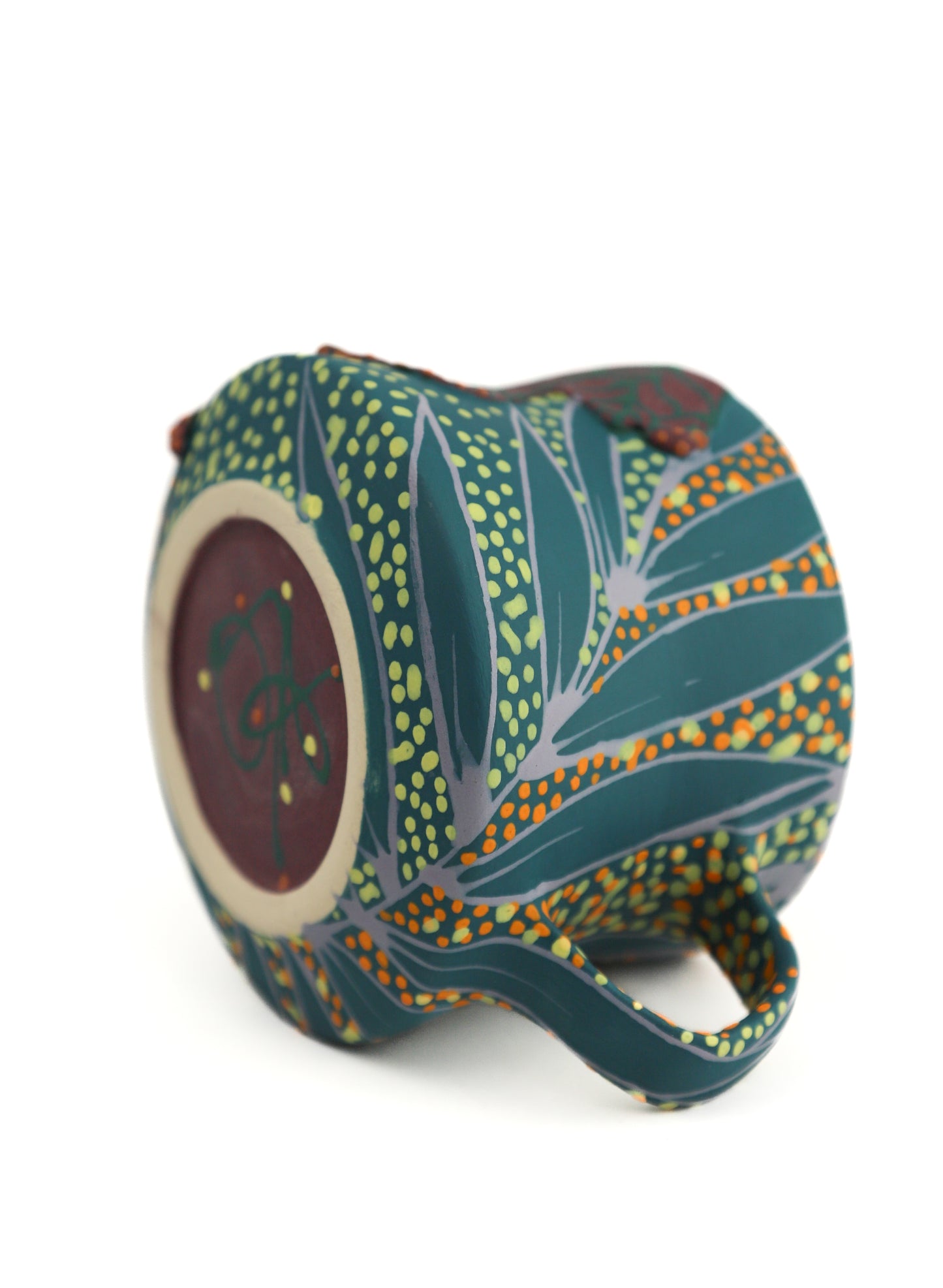 11. Teal and Purple Mini Mug