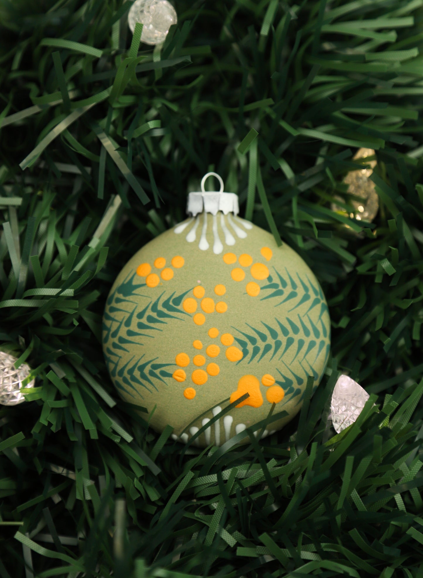 Sage Flower Ornament