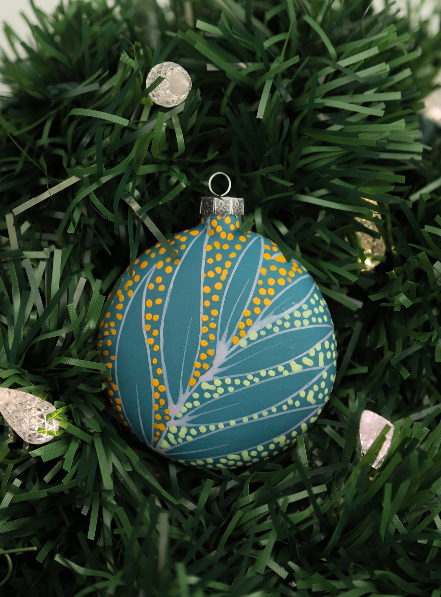 Dark Teal Ornament