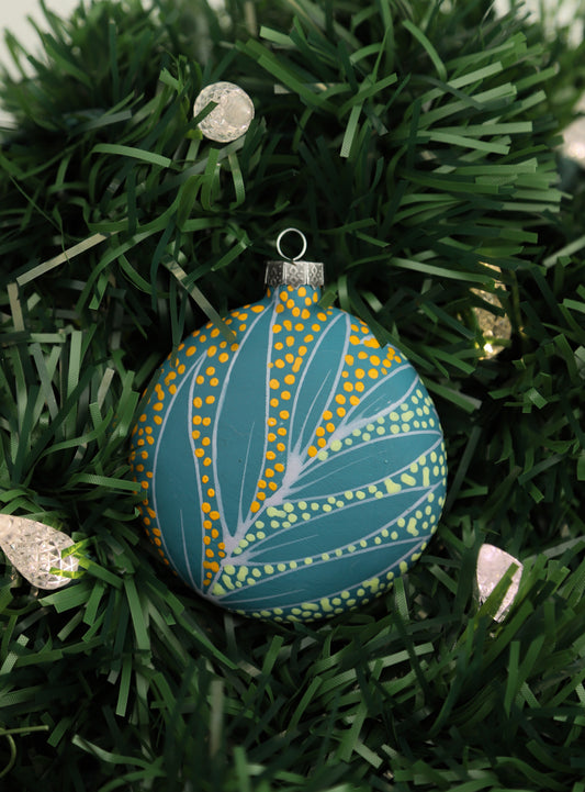 Dark Teal Ornament