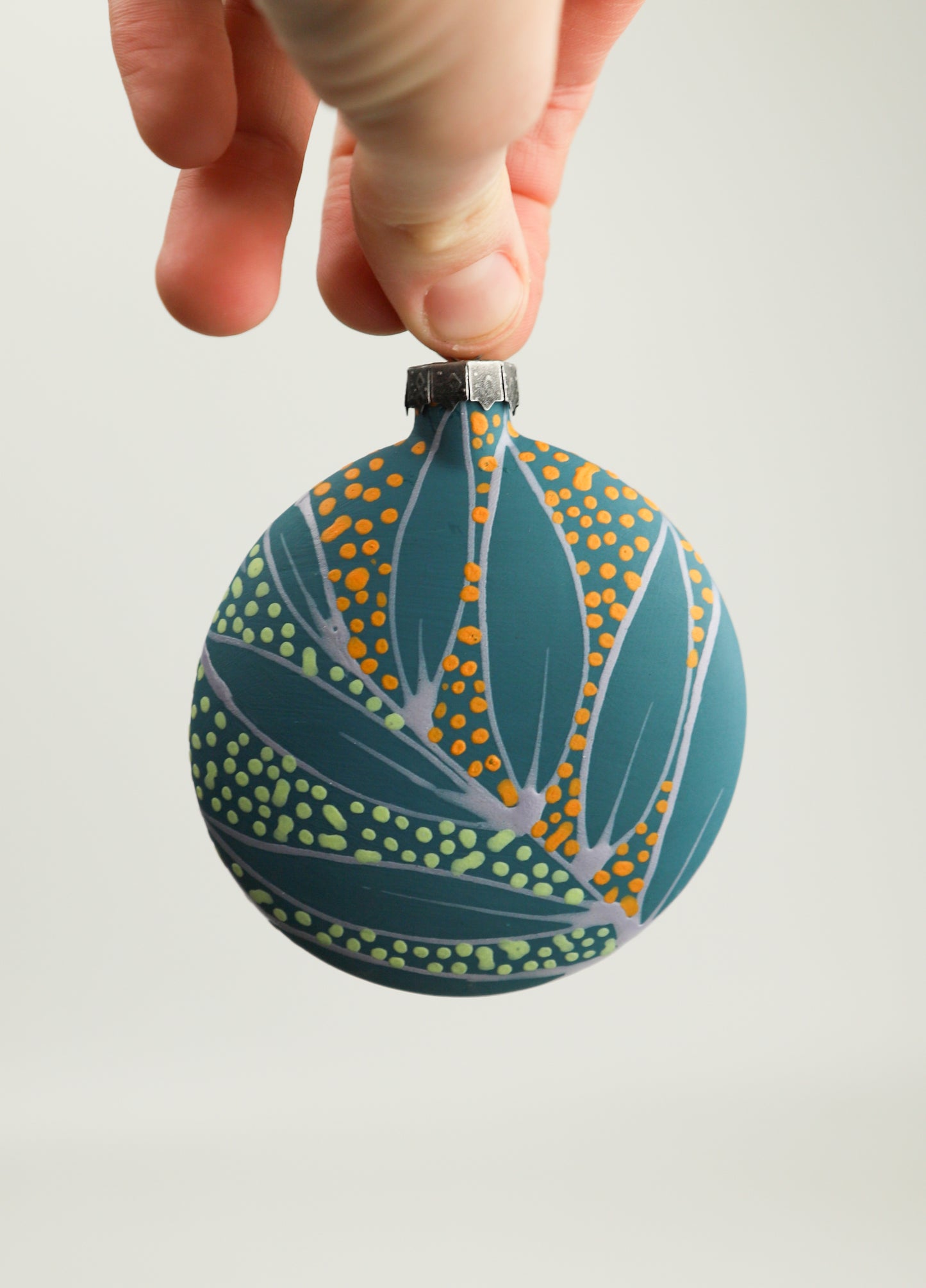 Dark Teal Ornament