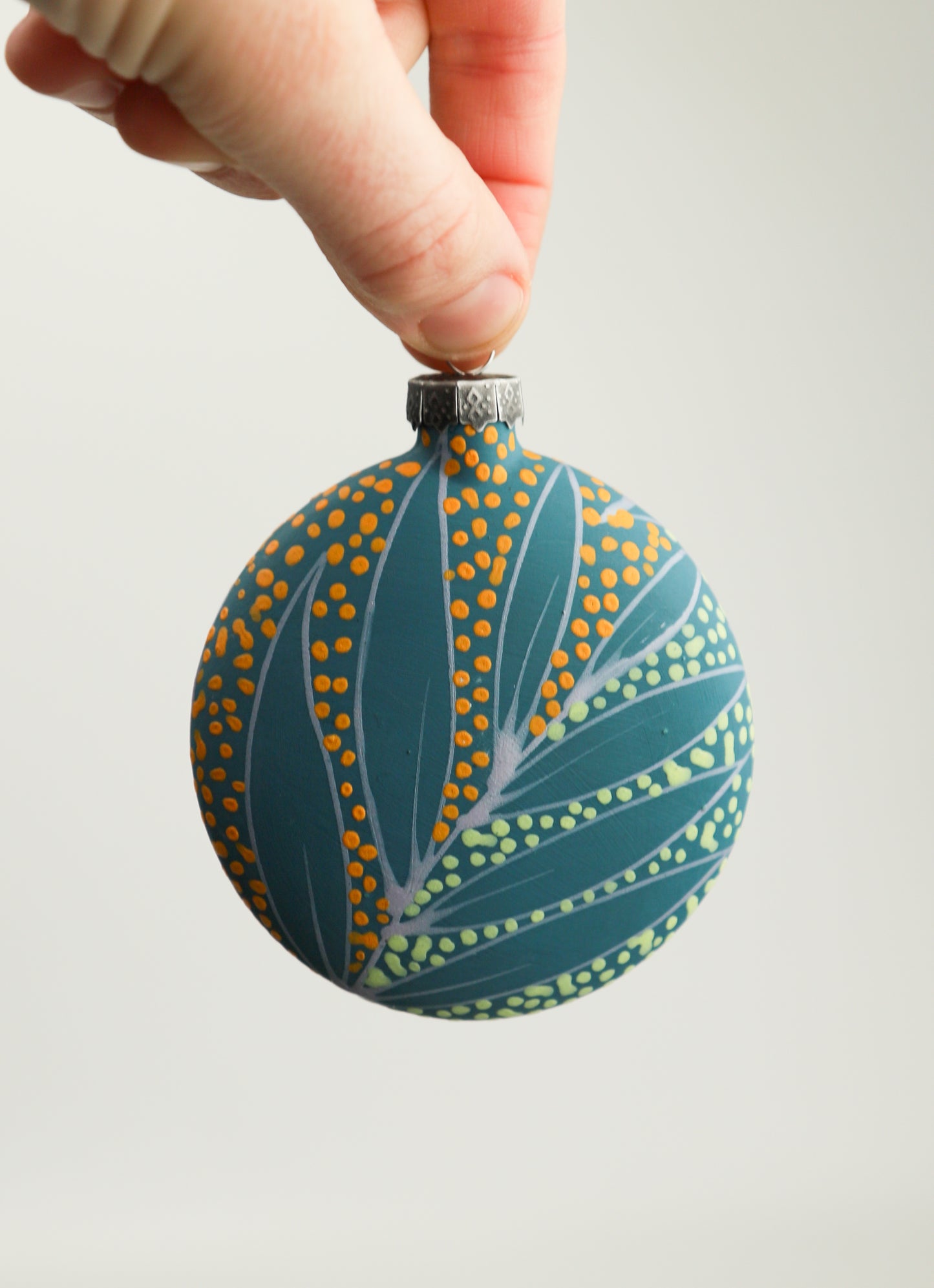 Dark Teal Ornament