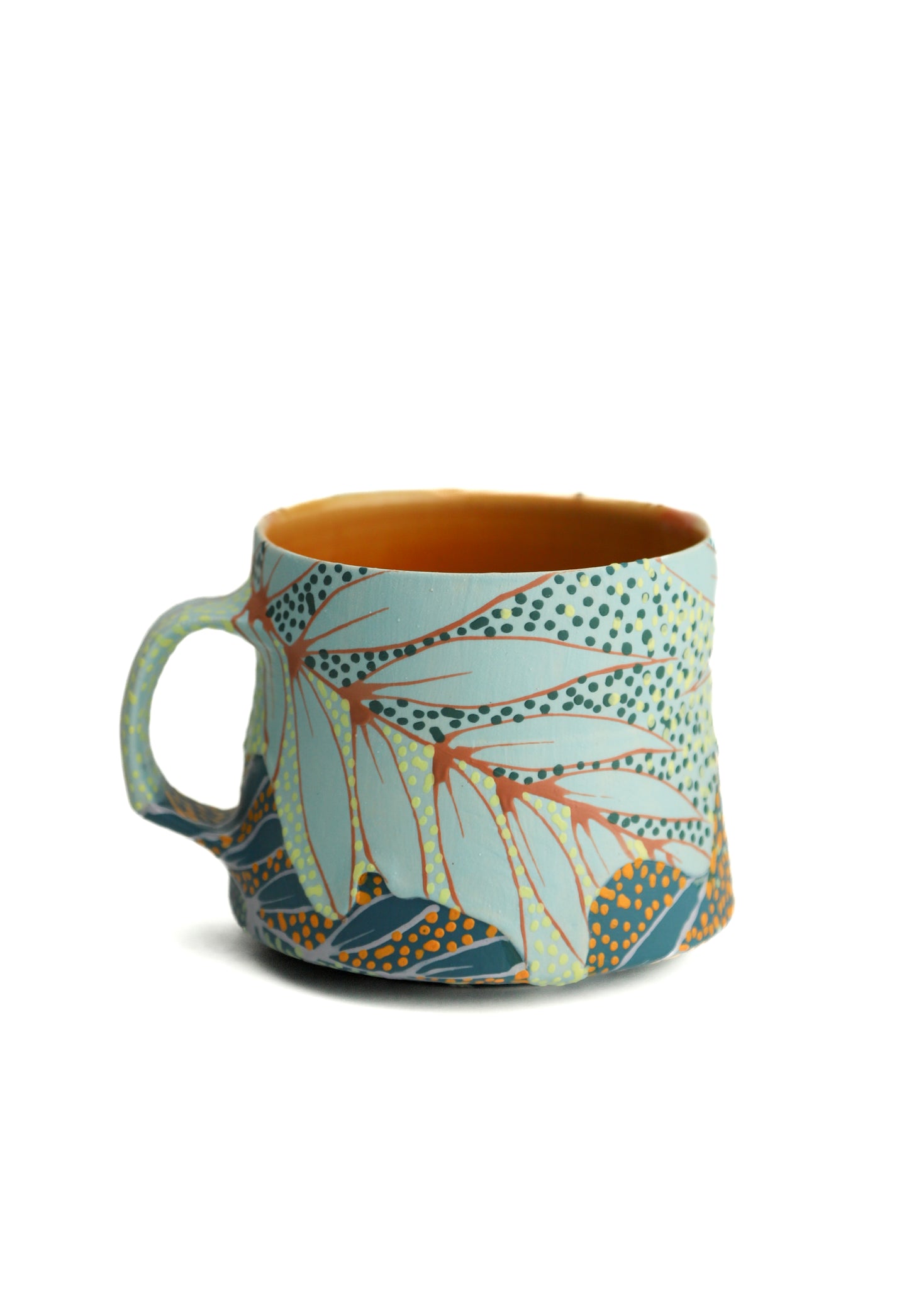 6. Seafoam/Teal Split Mug