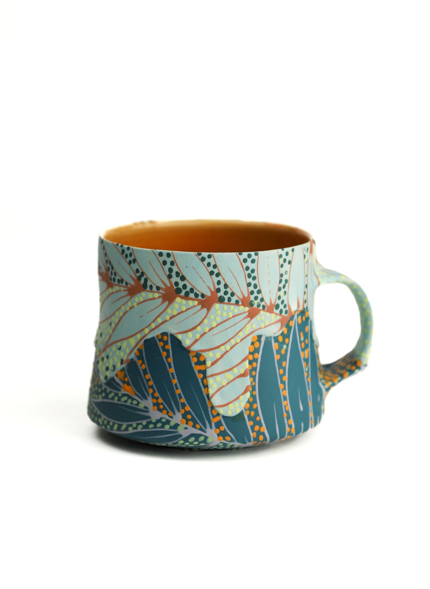 6. Seafoam/Teal Split Mug