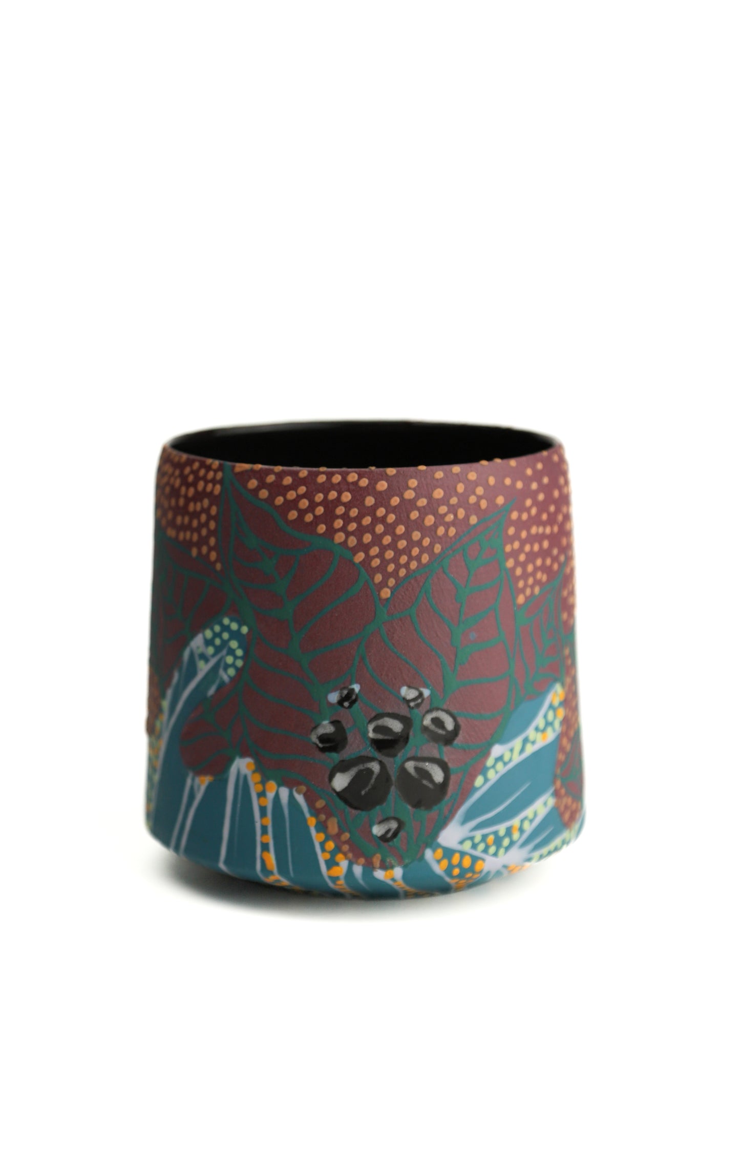 17. Teal/ Purple Split Tumbler