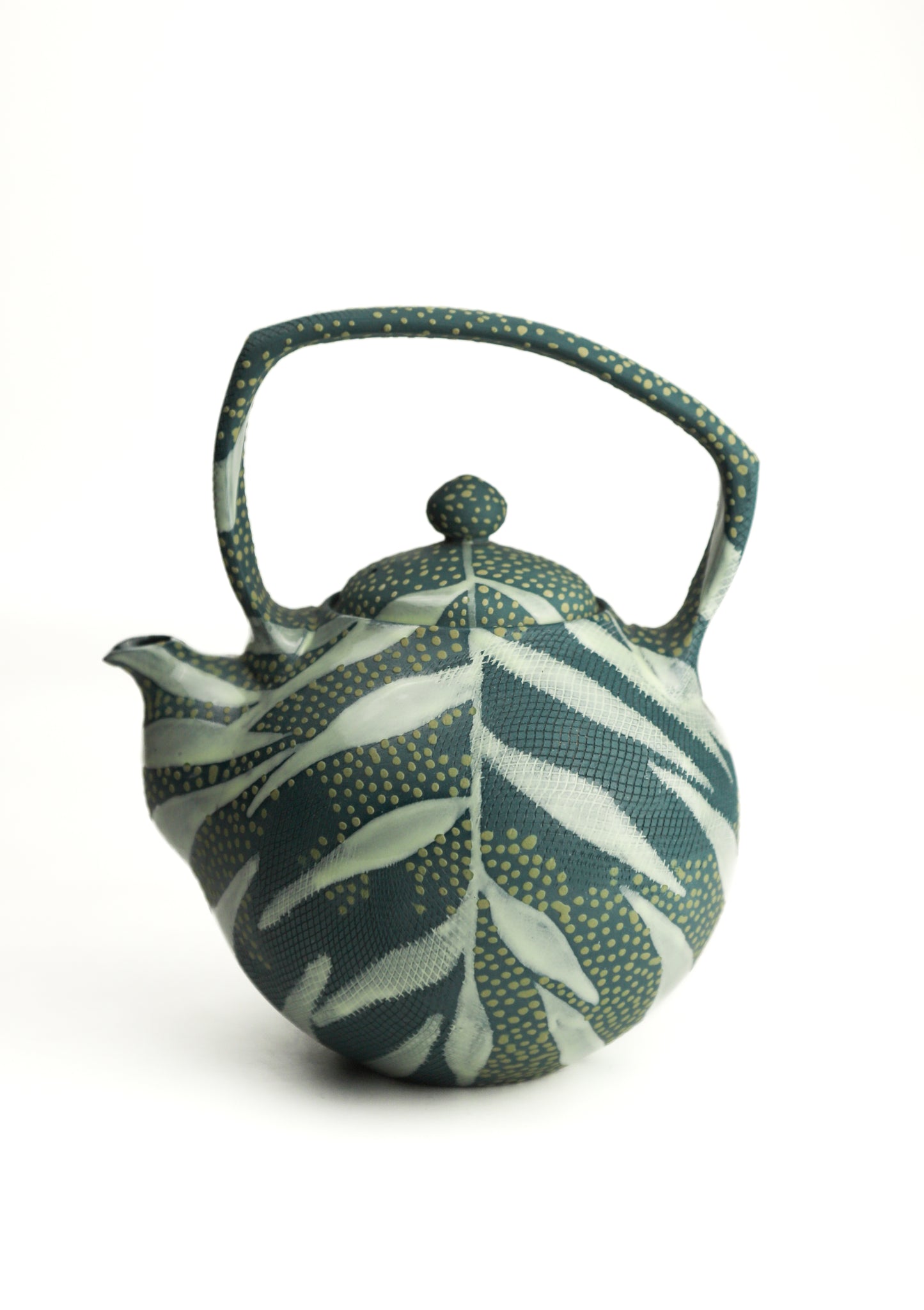 25. Lime Leaf Teapot