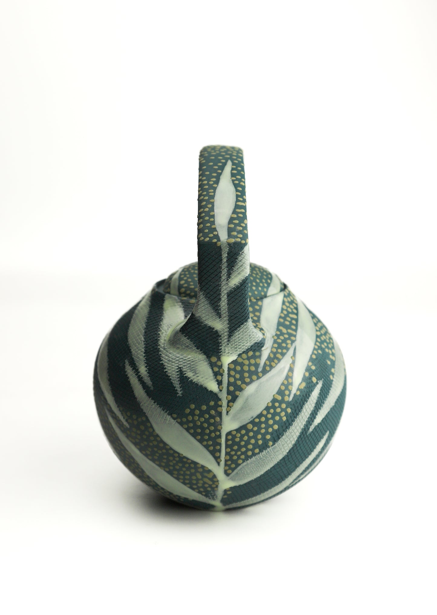 25. Lime Leaf Teapot