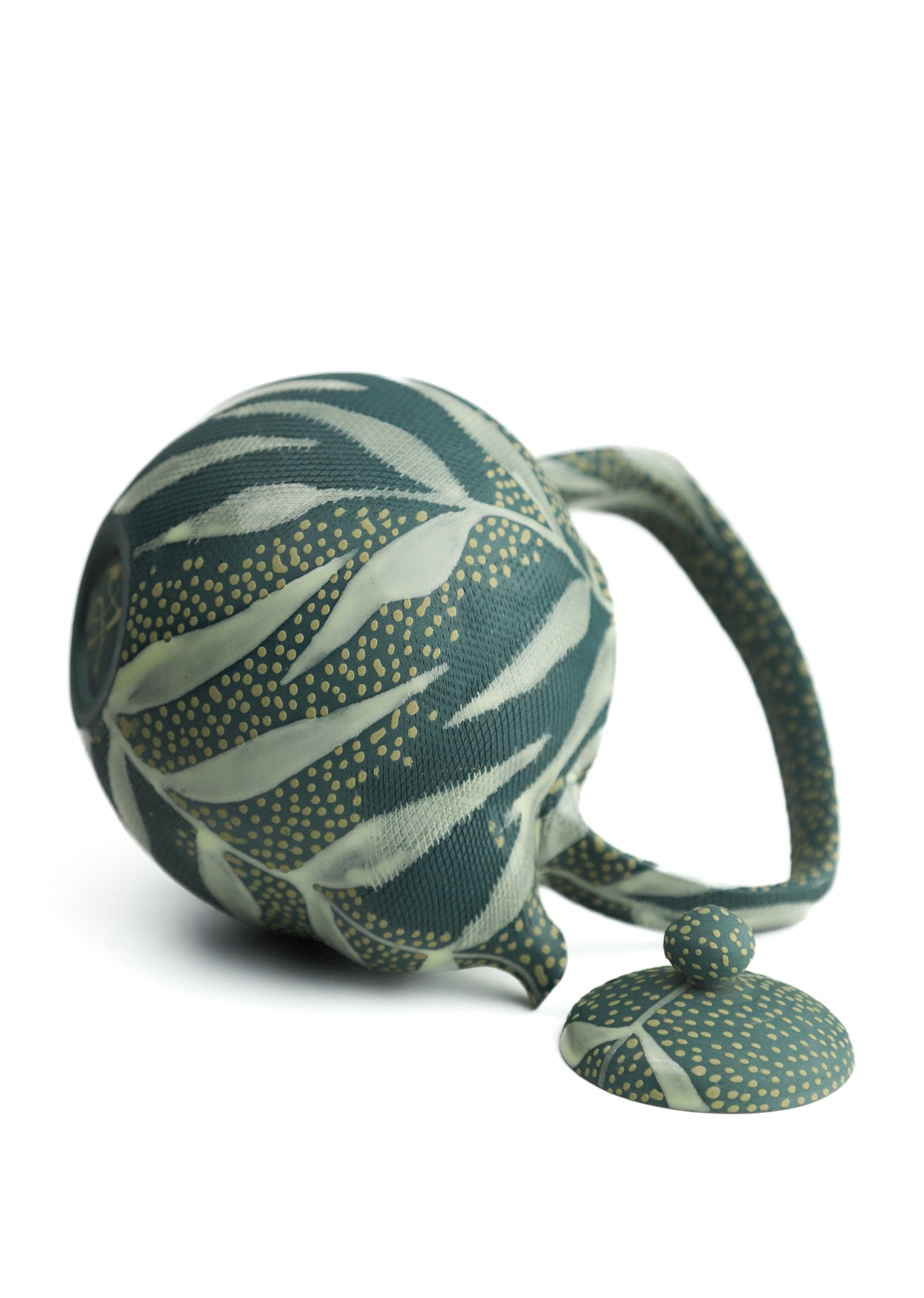 25. Lime Leaf Teapot