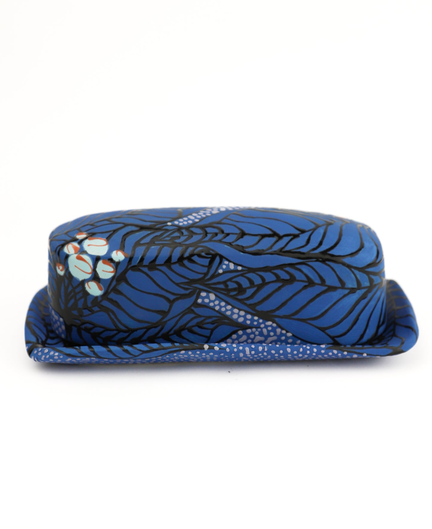 5. Blue Berried Butter Dish 2