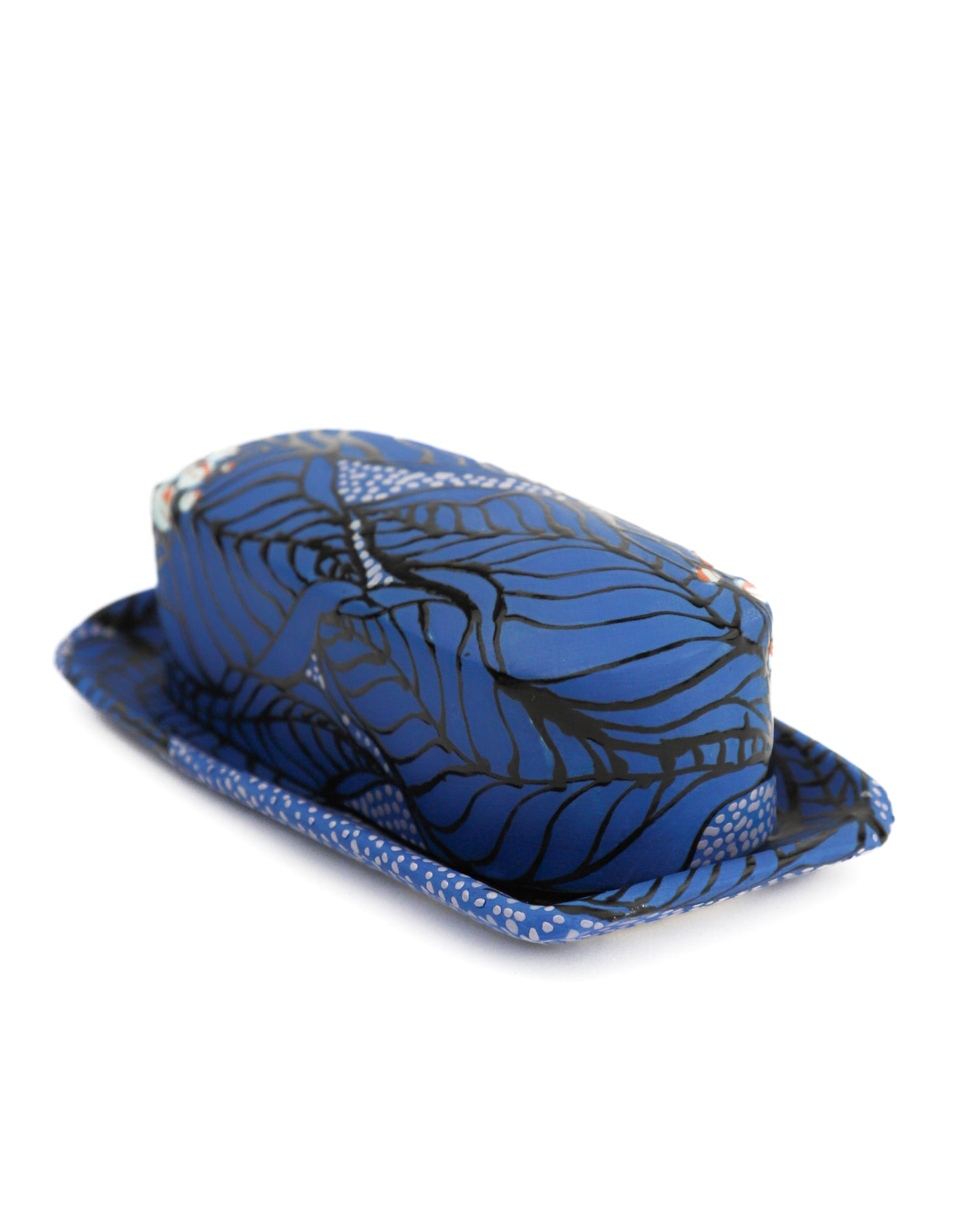 5. Blue Berried Butter Dish 2