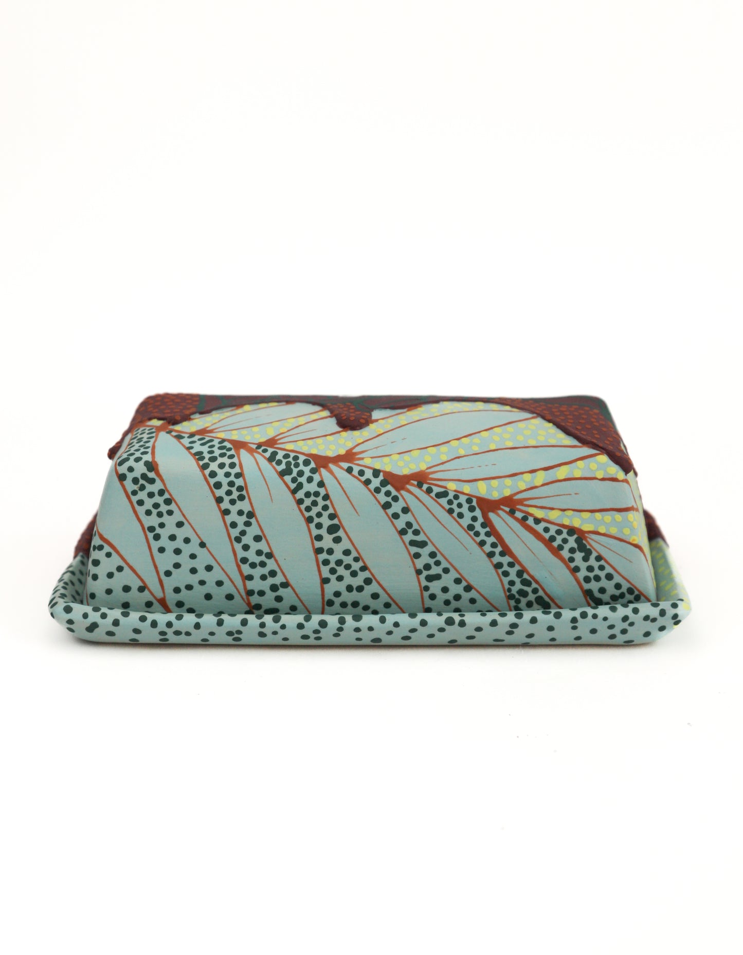 9. Purple and Seafoam Butter Dish