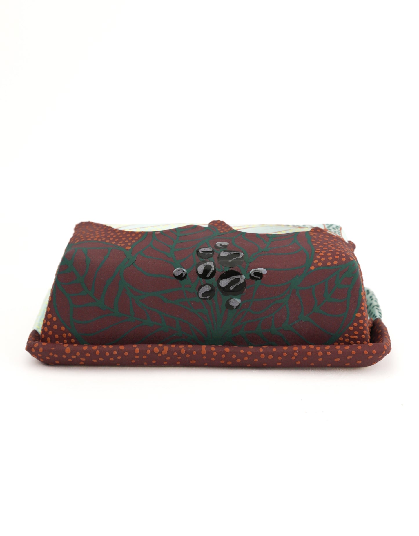 9. Purple and Seafoam Butter Dish