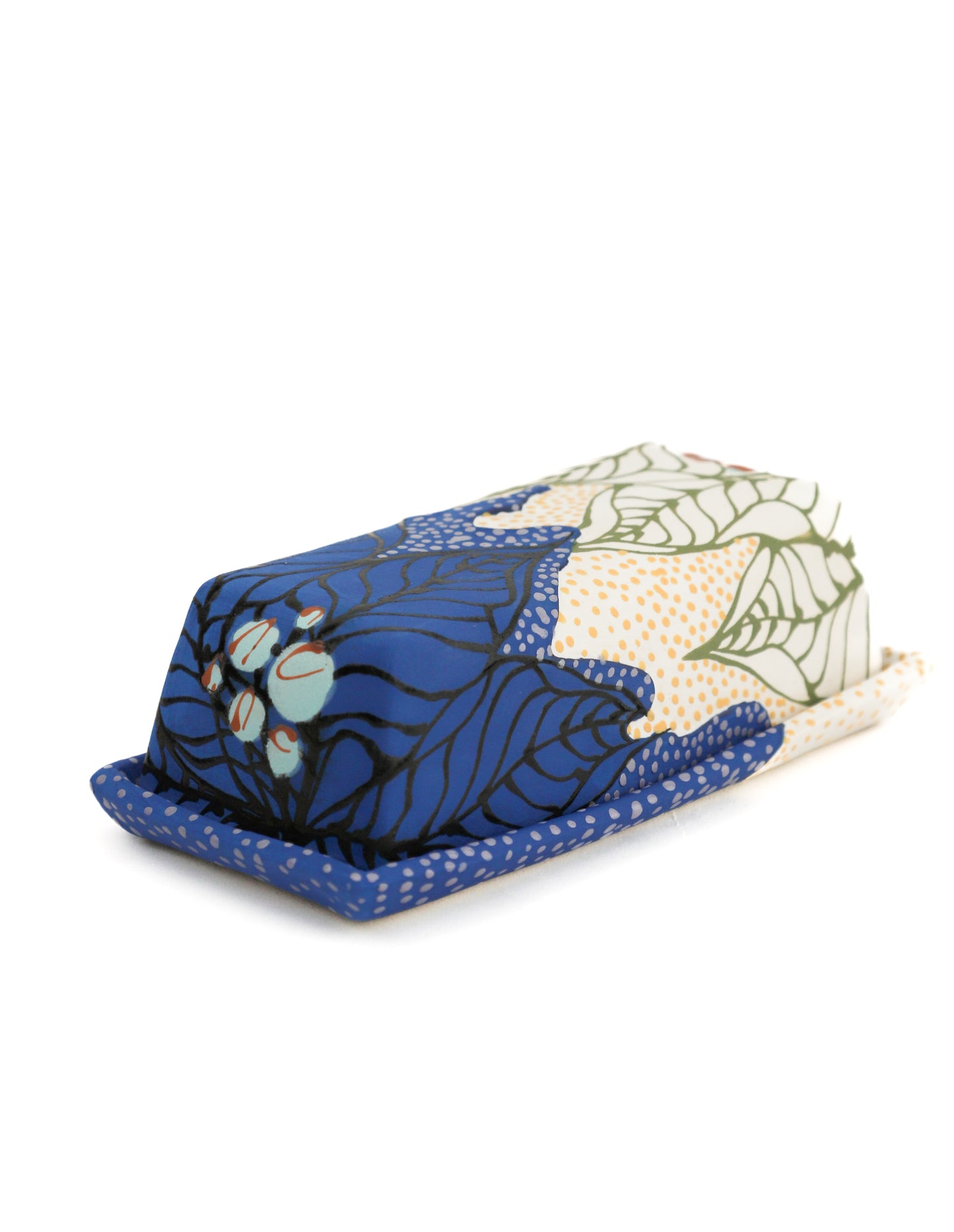 11. Blue and White Butter Dish