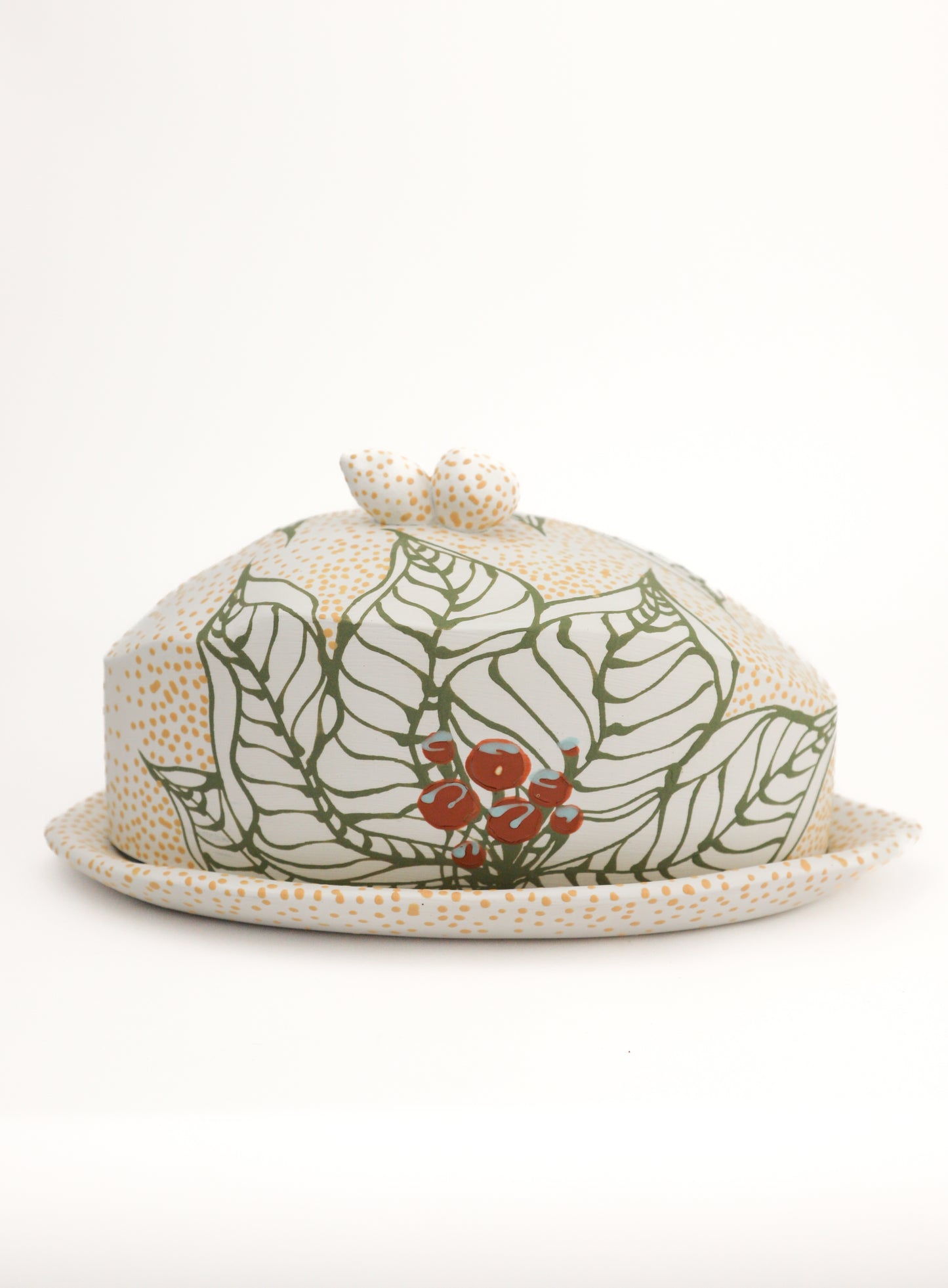 17. *Berried White Butter Dish* (Second)