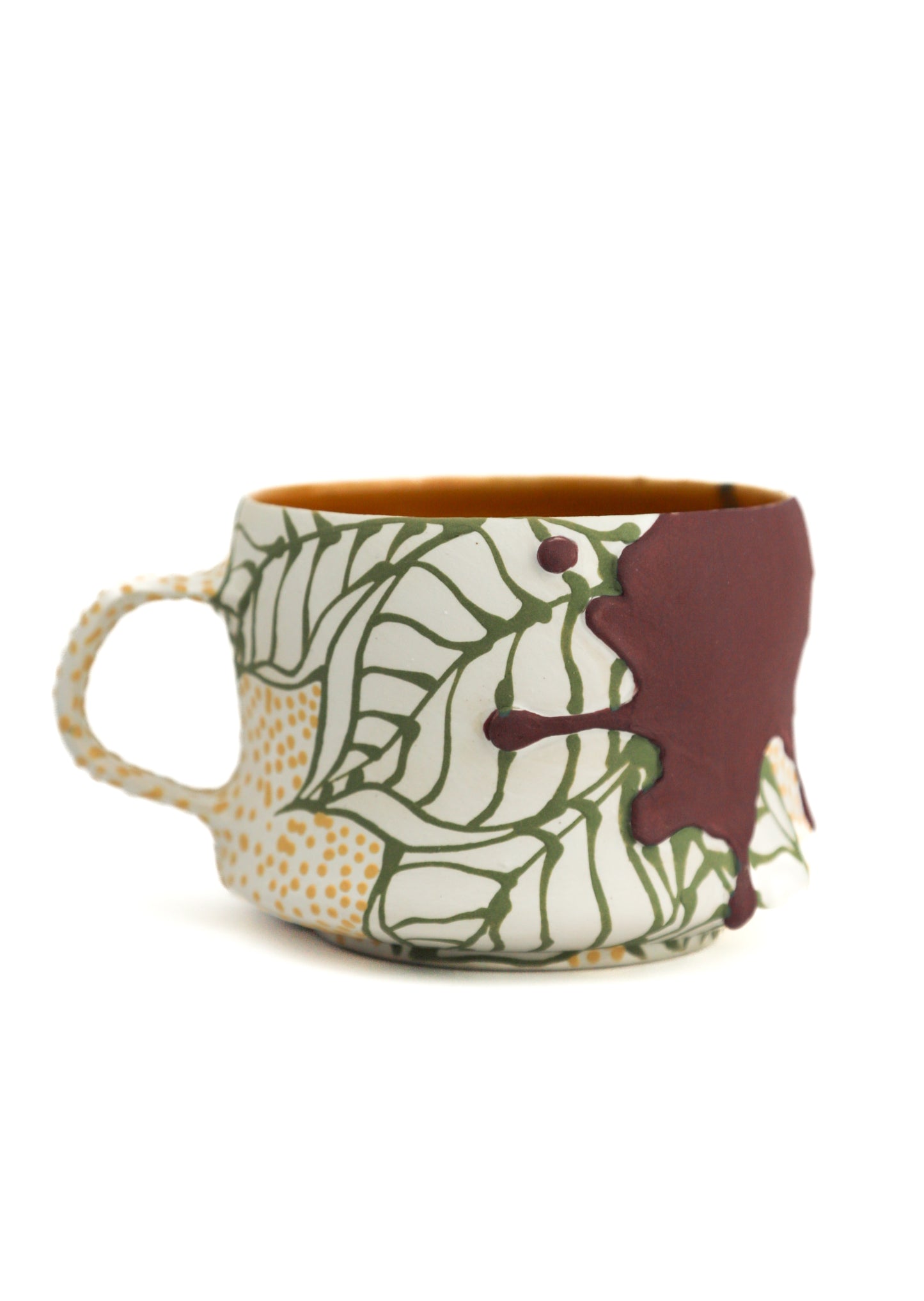 1. Purple/ White Splat Mini Mug