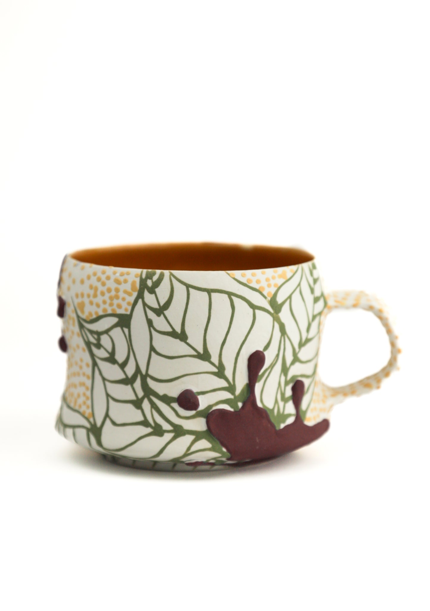 1. Purple/ White Splat Mini Mug