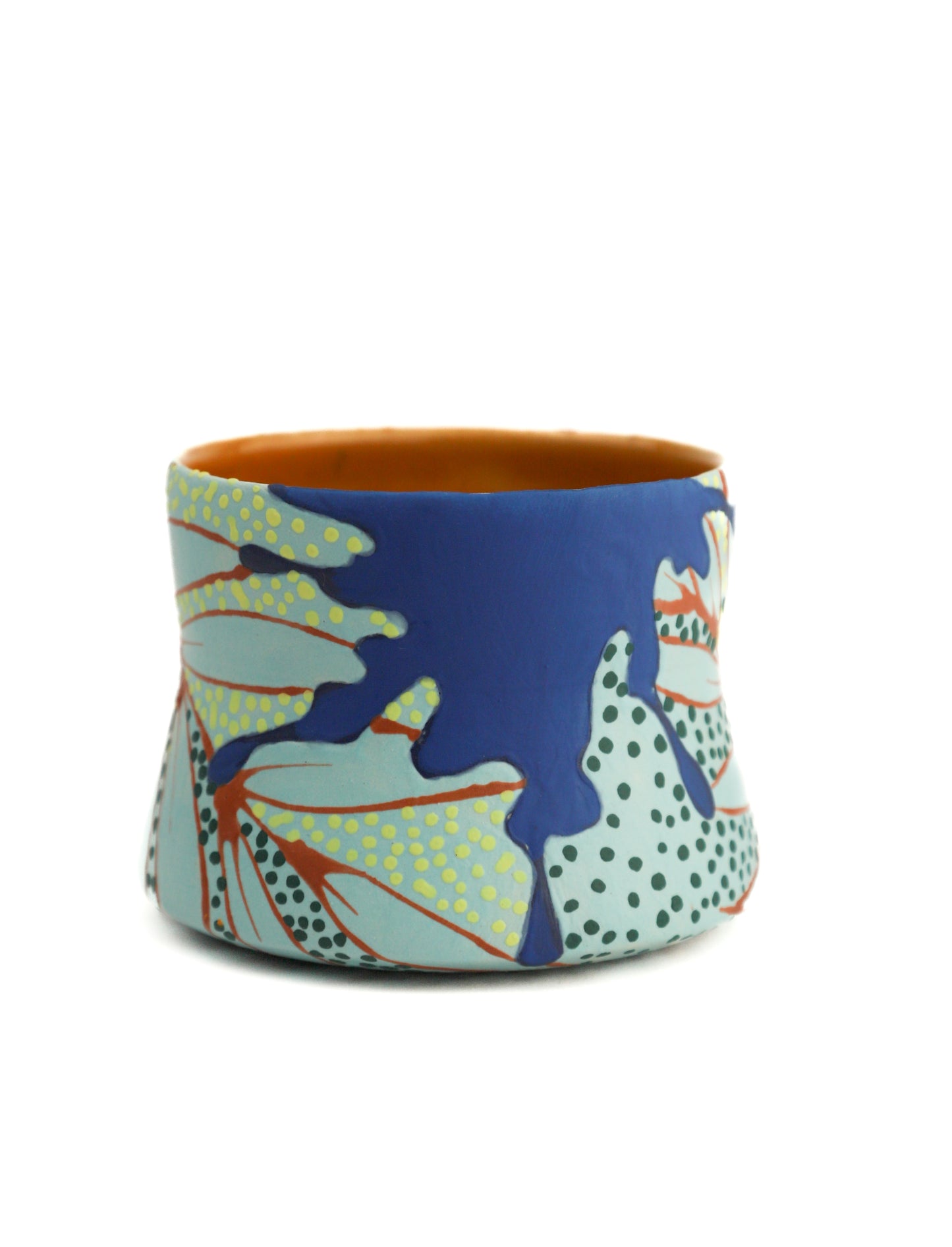 6. Seafoam and Blue Splat Mini Mug
