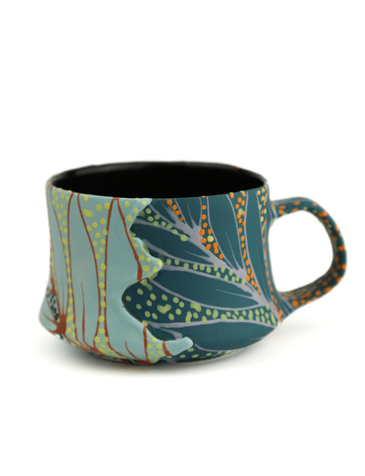 7. Teal and Seafoam Mini Mug