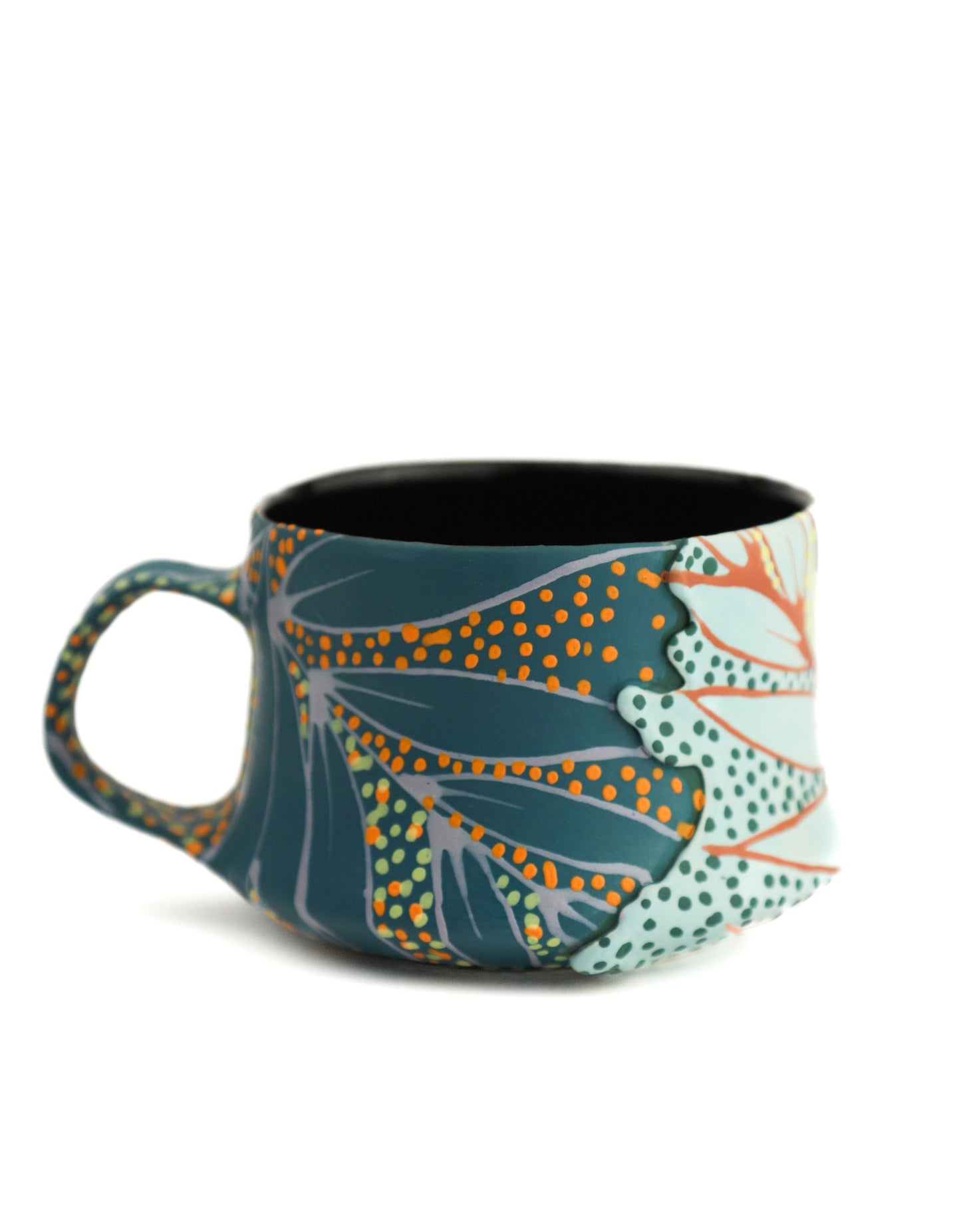 7. Teal and Seafoam Mini Mug