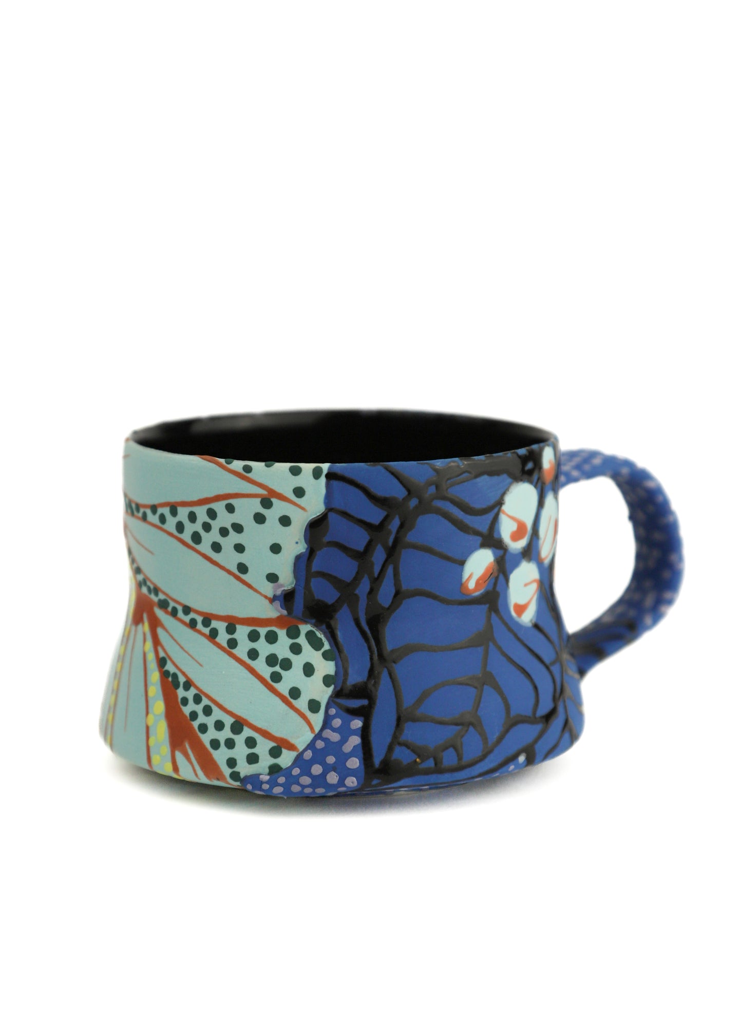 8. Blue and Seafoam Mini Mug
