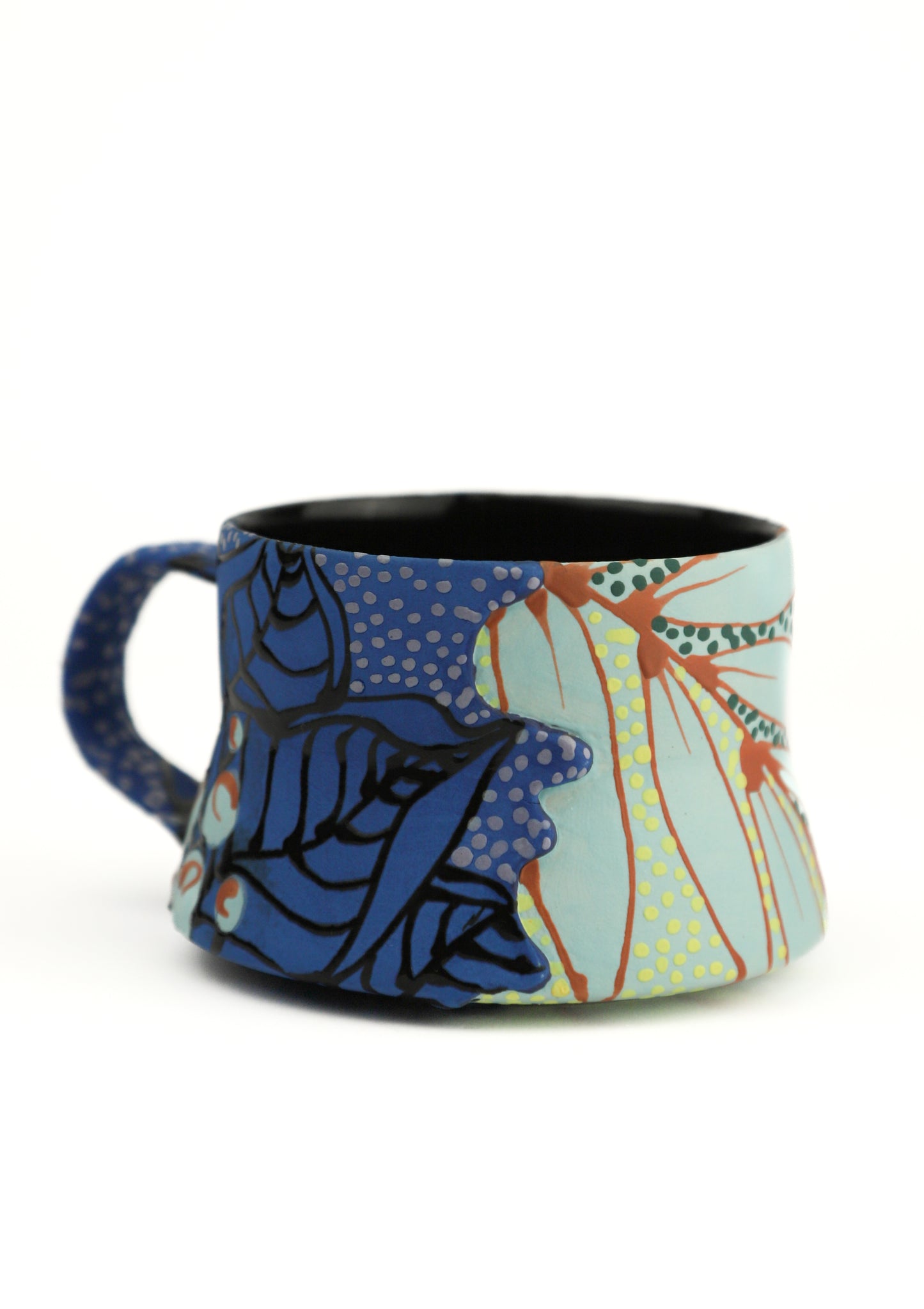 8. Blue and Seafoam Mini Mug