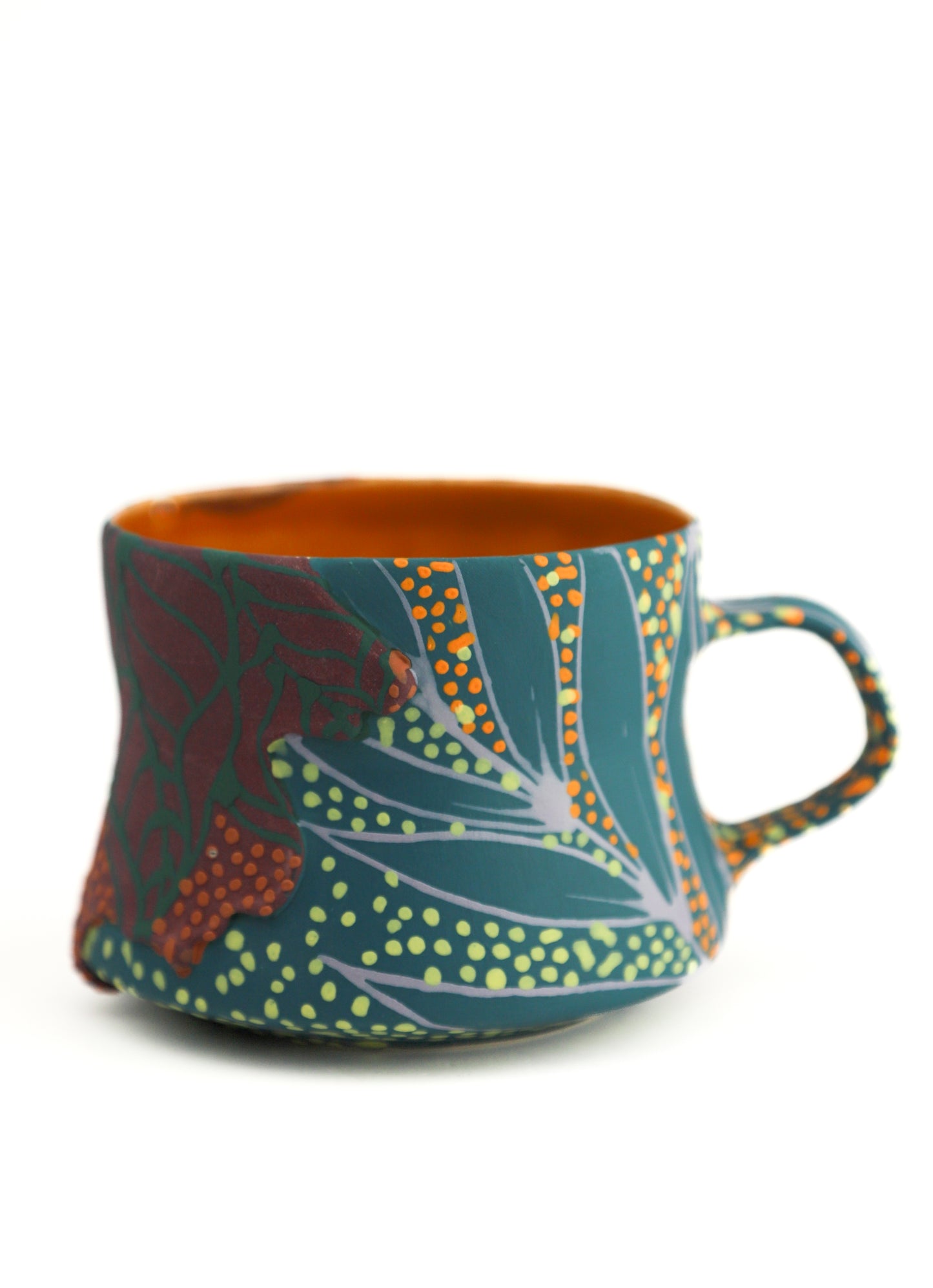 11. Teal and Purple Mini Mug