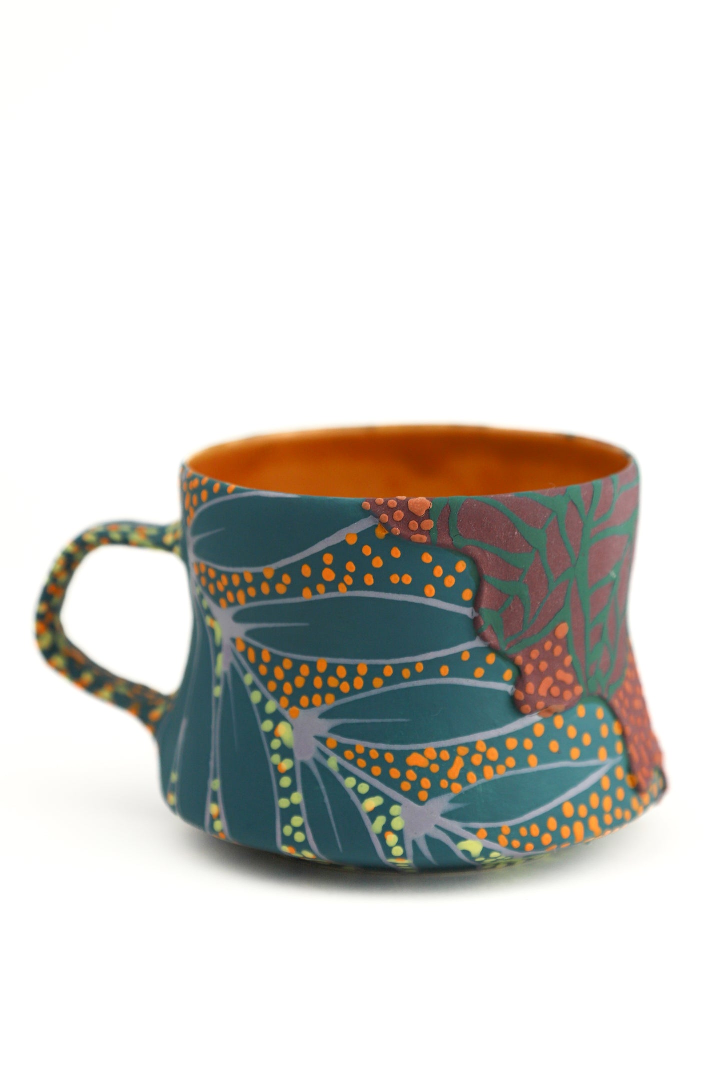 11. Teal and Purple Mini Mug