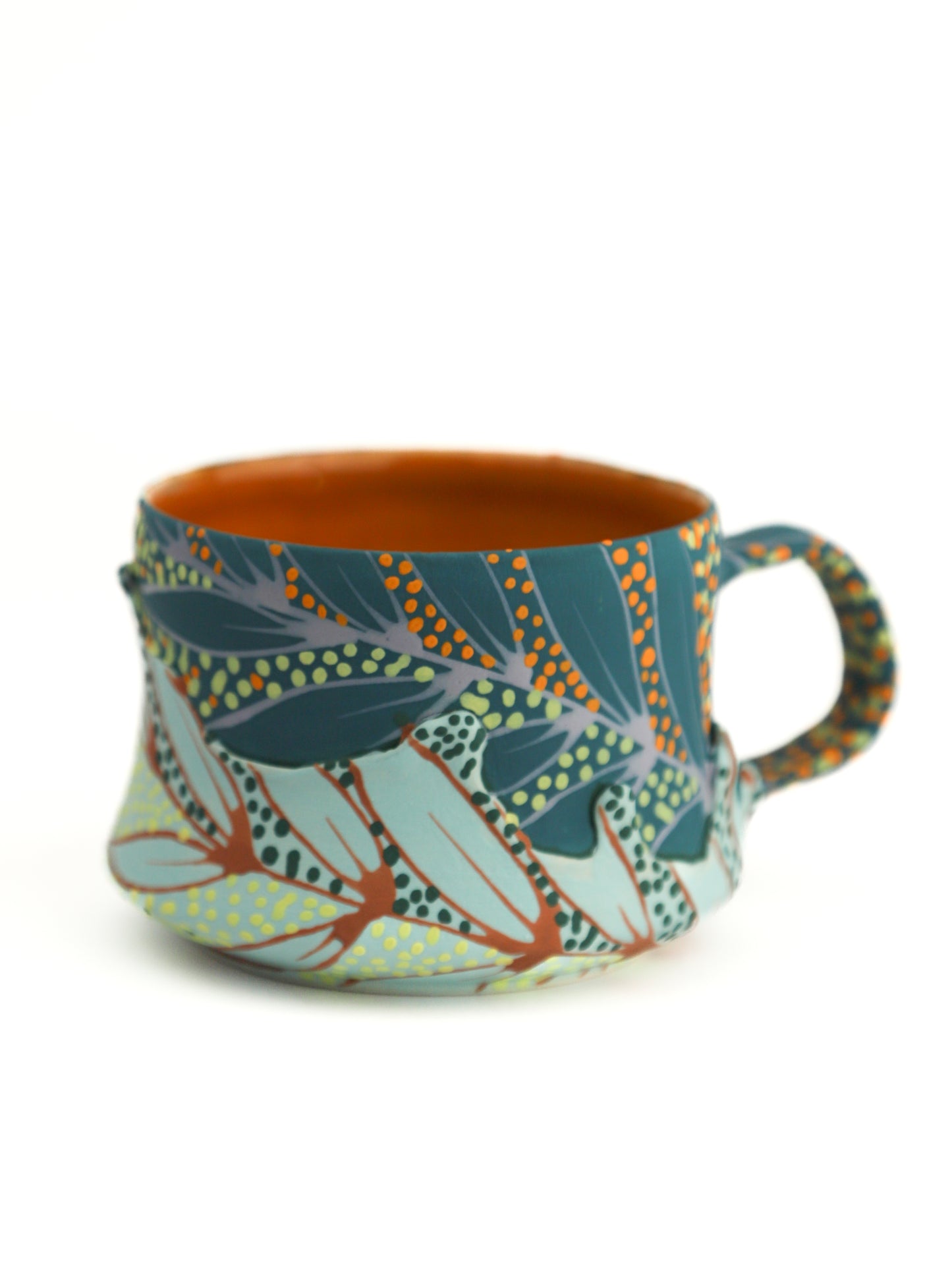 12. Teal and Seafoam Mini Mug
