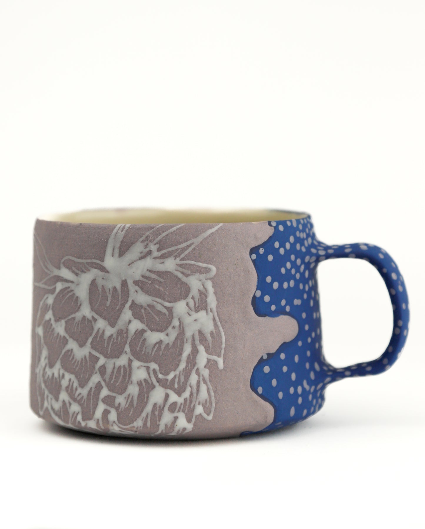 29. Purple and Blue Artichoke Mini Mug