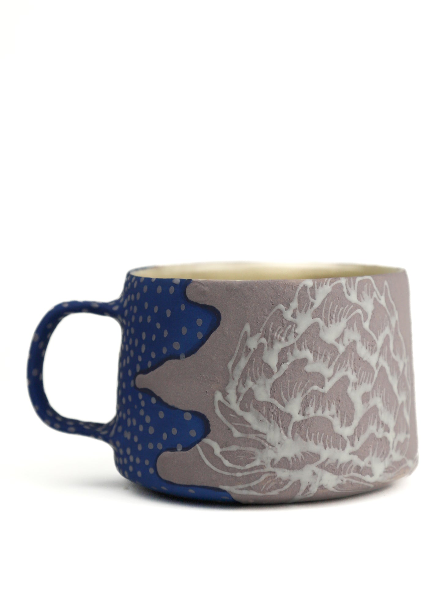 29. Purple and Blue Artichoke Mini Mug