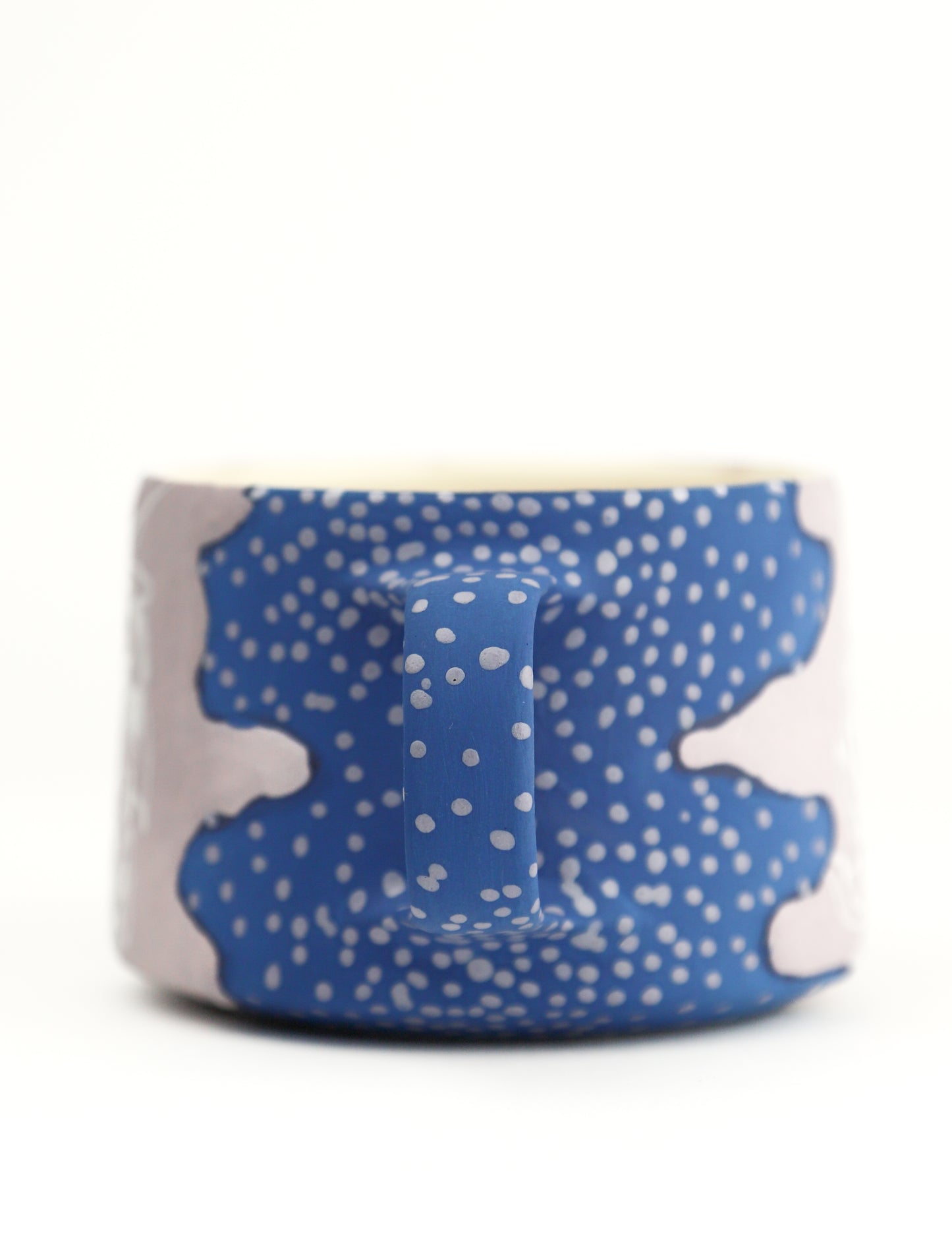 29. Purple and Blue Artichoke Mini Mug