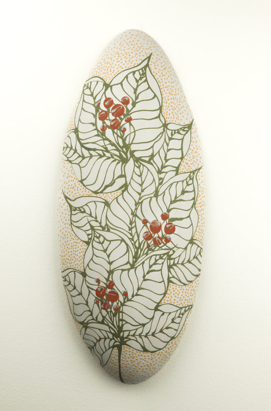 Medium White Flower Wall Pod
