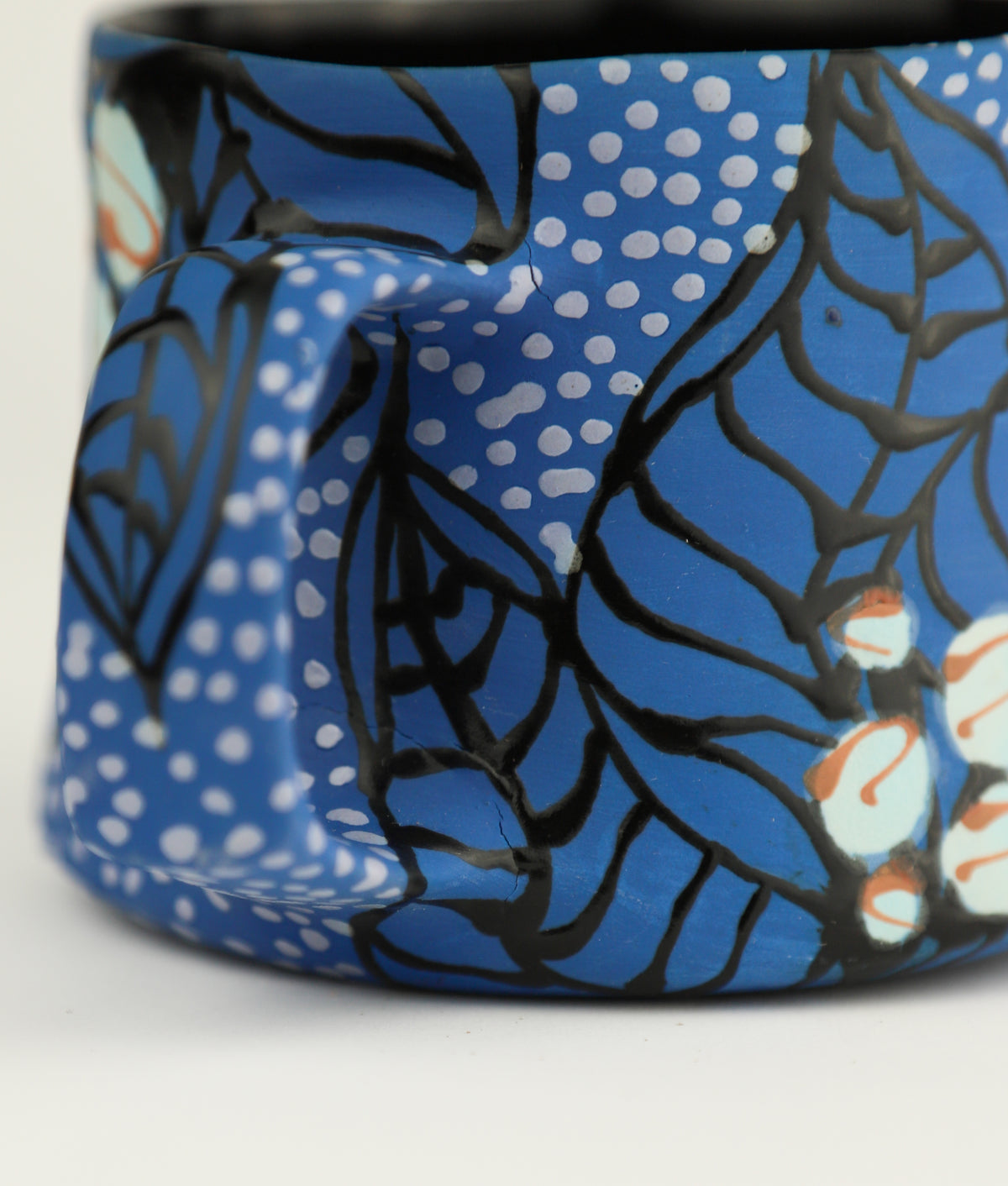 Blue and Purple split mug