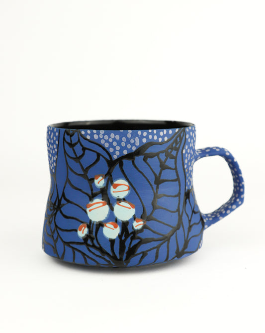 Blue Berried Mug