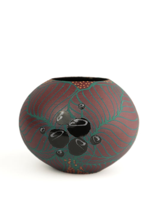 Magenta Bulb Vase