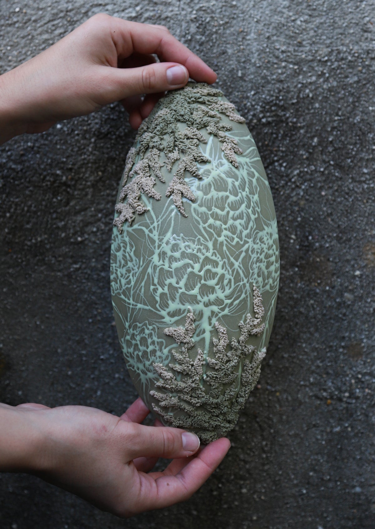 Small Sage Moss Wall Pod