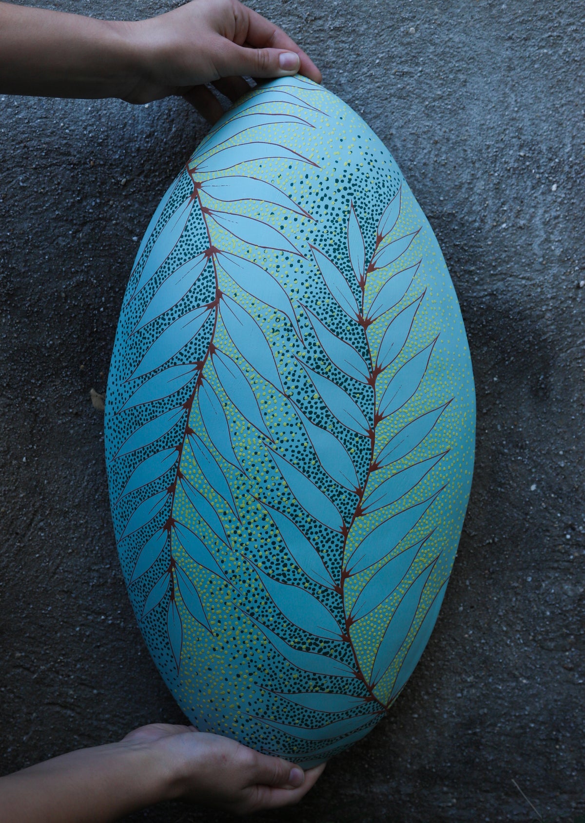 Large Seafoam Wall Pod
