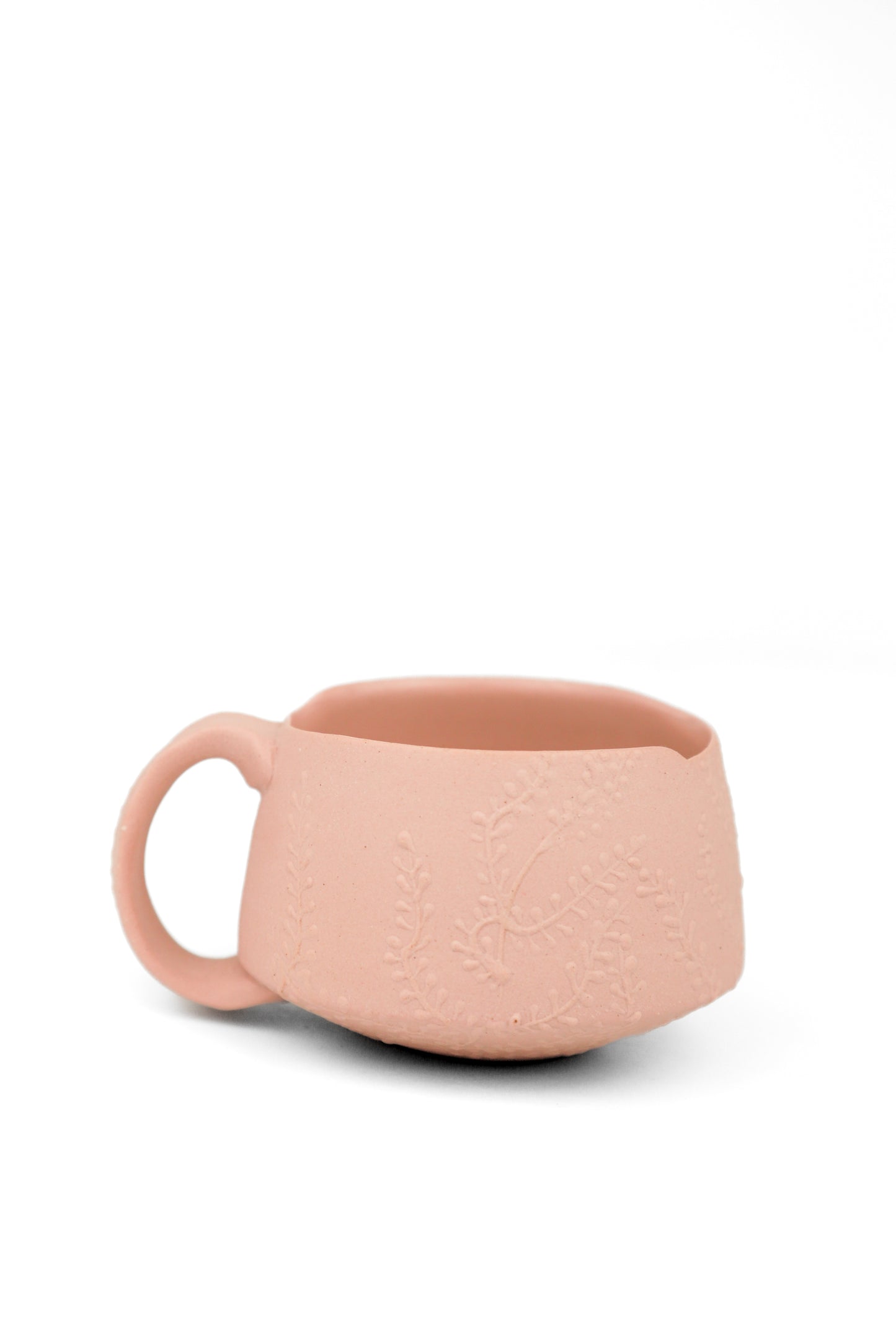 Pink Dot Flower mug