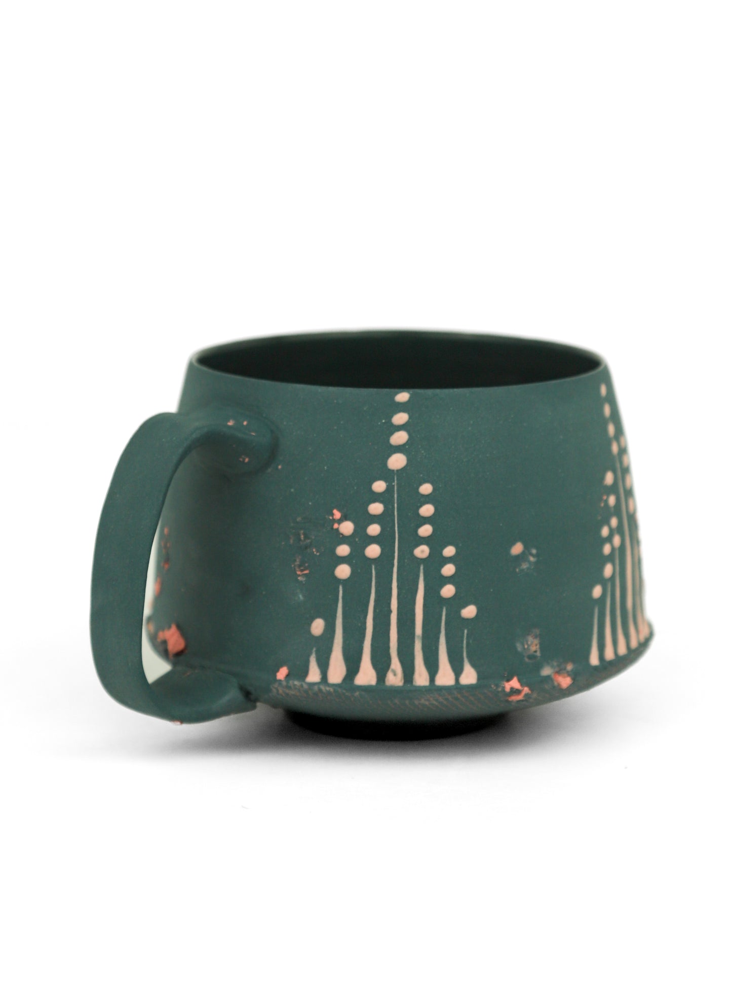 Green and Pink Crumble Mug (Gator Skin)